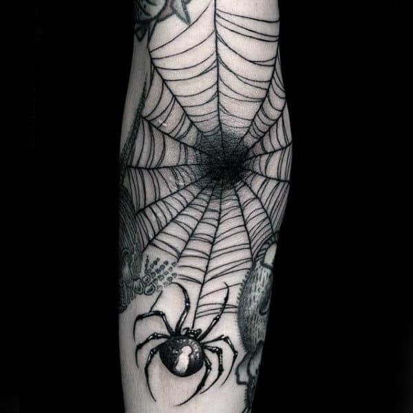 Spider Web Heart Tattoo Web Tattoo Spider Web Tattoo Elbow Elbow