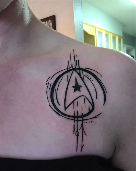 Star Trek Chest Tattoos