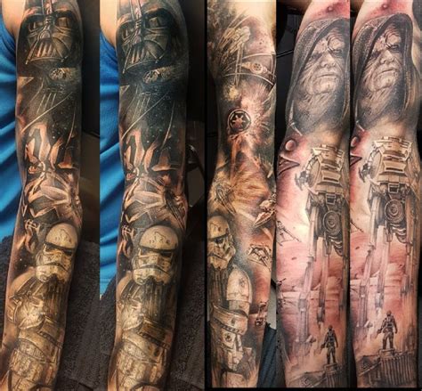 Star Wars Empire Sleeve By Paul Owen Naughtyneedlesuk Starwars