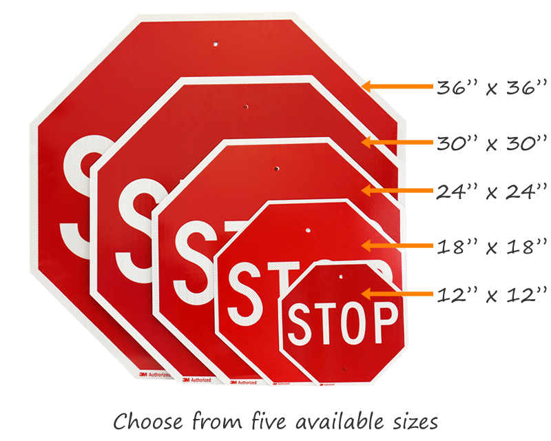 Stop Signs Sizes Placement And Road Code Rules