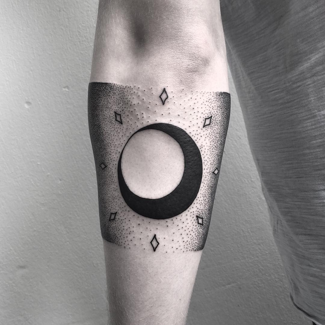 Sun Eclipse Tattoo