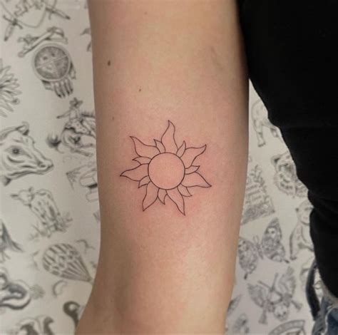 Tangled Sun Tattoo