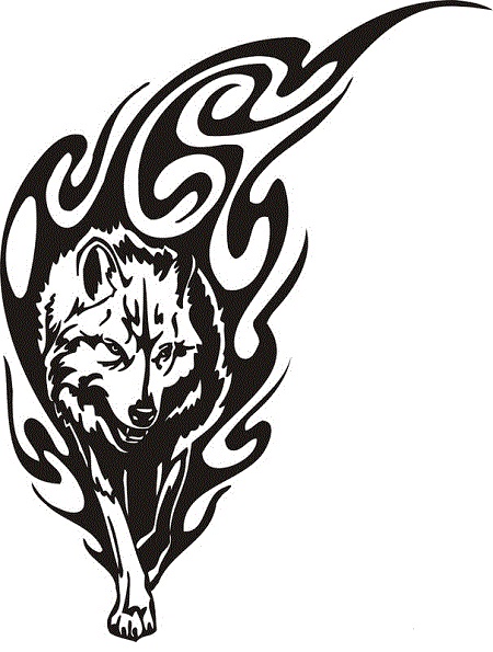 Tattoo Designs Tribal Wolf