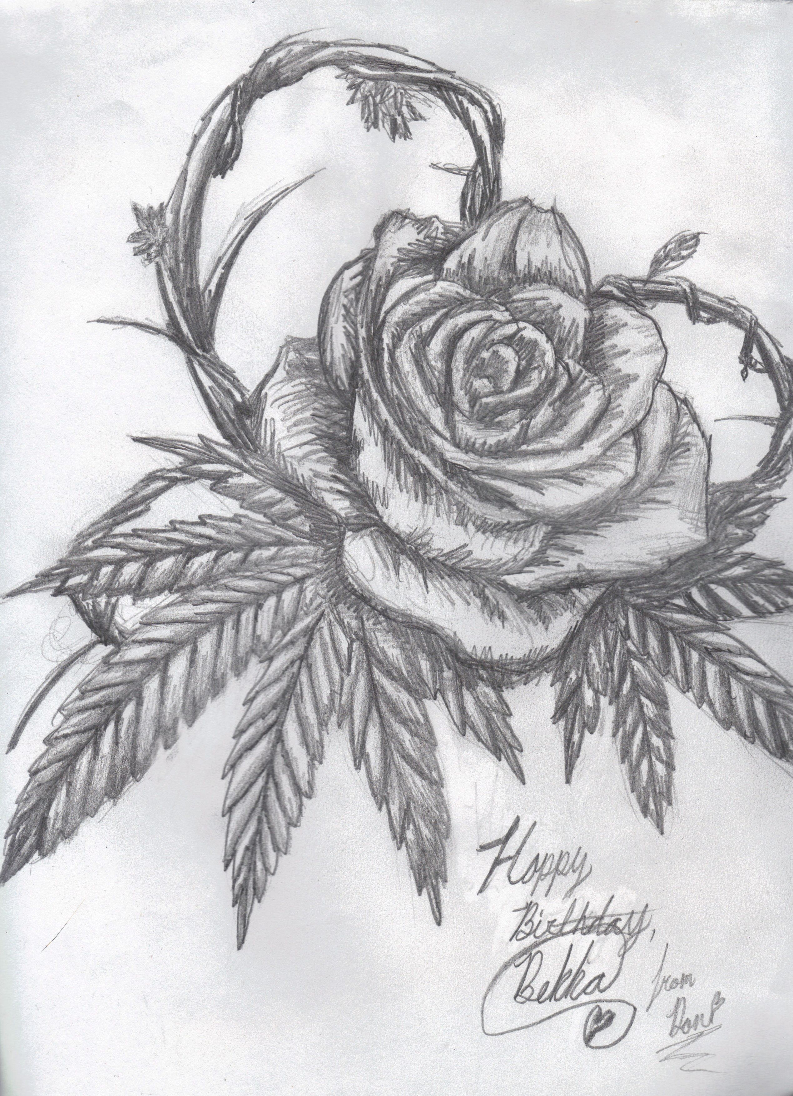 Tattoo Weed Leaf