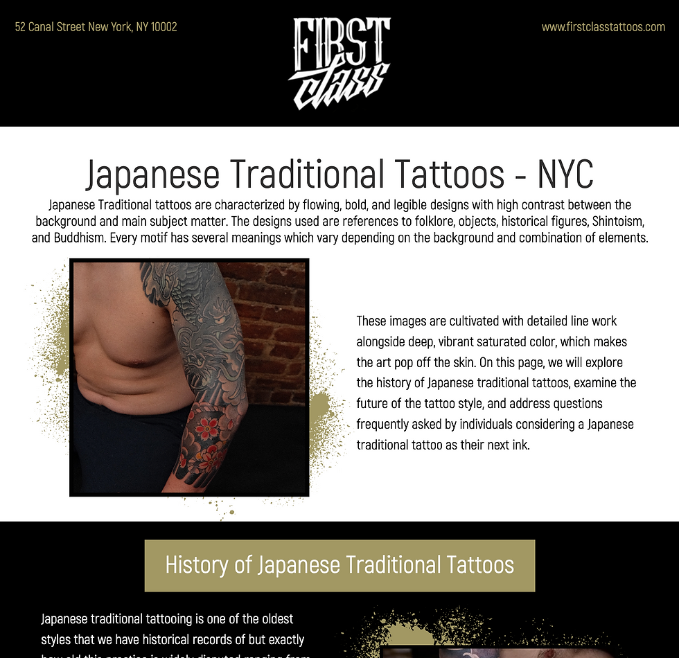 The Complete Guide To Japanese Traditional Tattoos