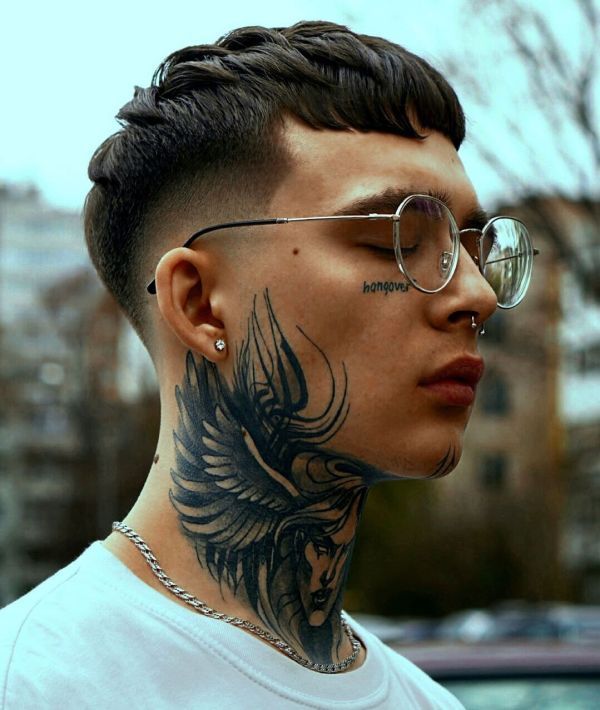 Throat Tattoos For Guys