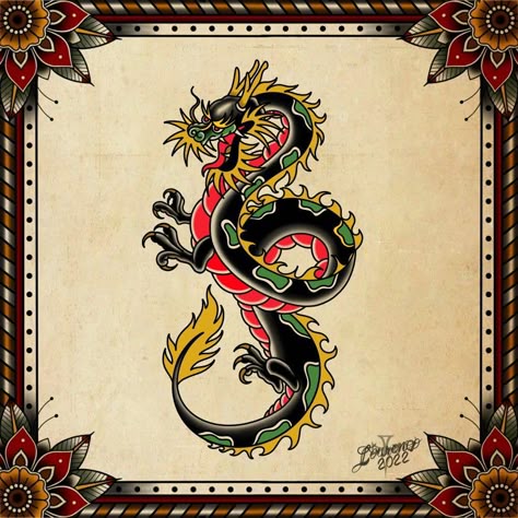 Top 10 Traditional Tattoo Dragon Ideas And Inspiration Top 10 Traditional Tattoo Dragon Ideas And Inspiration