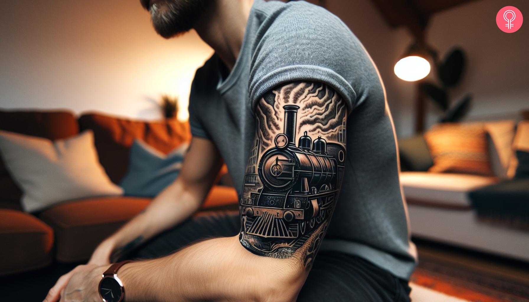 Top 8 Unique Train Tattoo Ideas Top 8 Unique Train Tattoo Ideas
