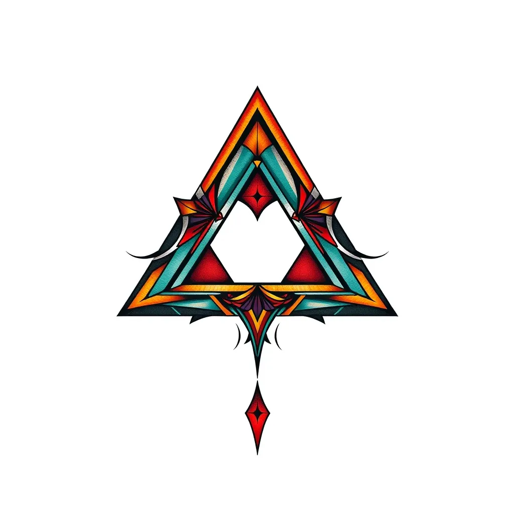 Triangle Design Tattoo