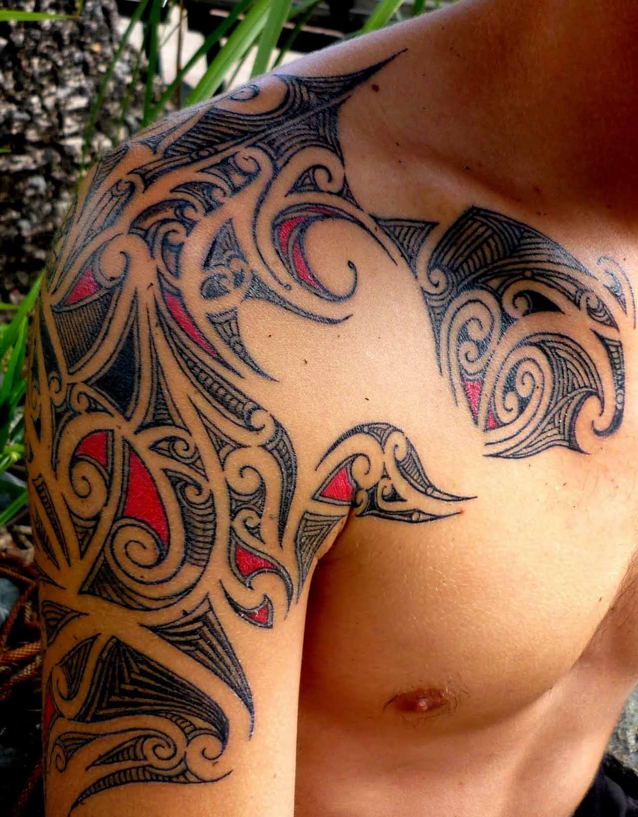 Tribal Tattoo Designs For Men Shoulder Blade