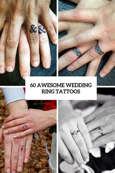 Unique Wedding Ring Tattoos 60 Photos Vianawedding Com Unique Wedding Ring Tattoos 60 Photos Vianawedding Com