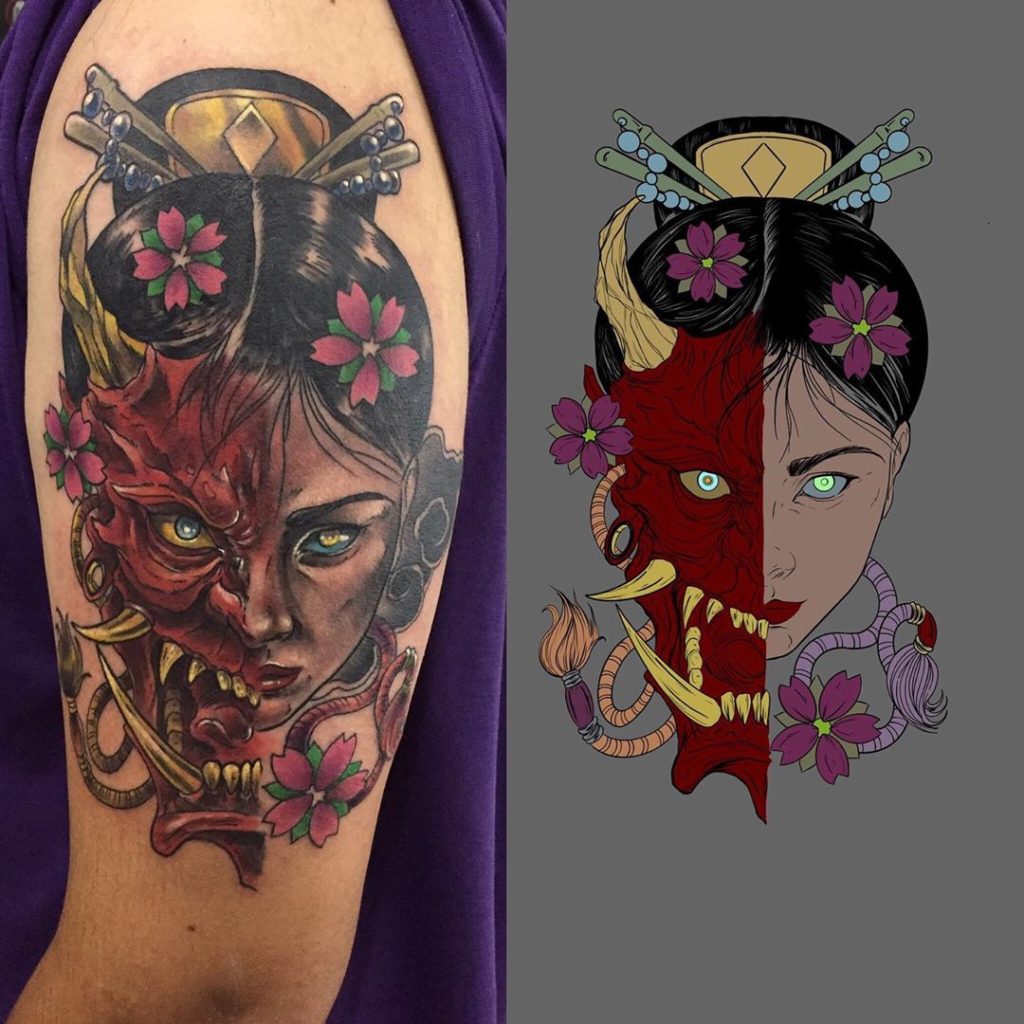Update 36 Powerful Hannya Mask Tattoos August 2020 Update 36 Powerful Hannya Mask Tattoos August 2020