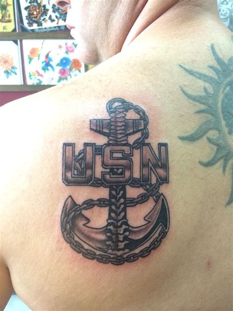 Usn Anchor Tattoos