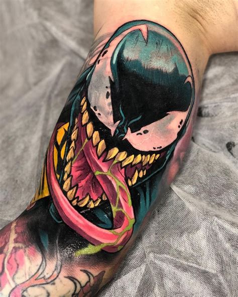 Venom Tattoo By Jean Mognon Tattoo R Best Tattoos