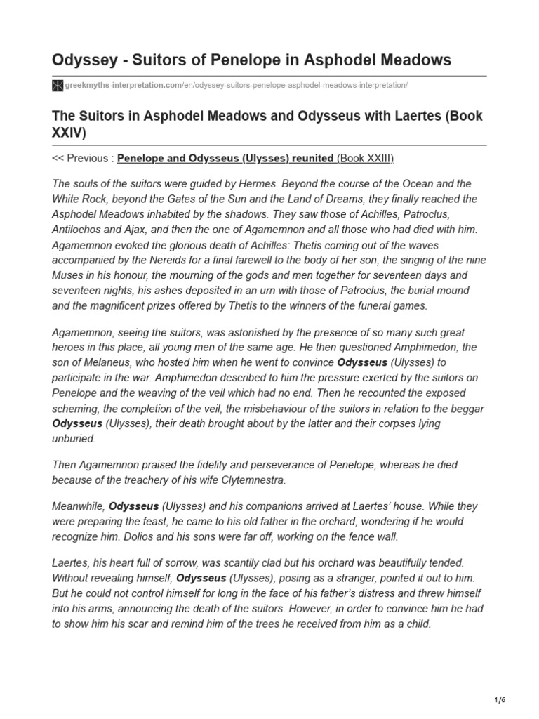 What Are Suitors In Odyssey: Like Meddling Guests At A Hero's Home