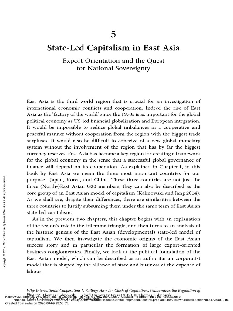 Why International Cooperation Is Failing How The C 5 State Led